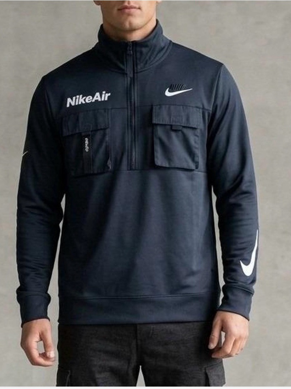 Nike Black Half-Zip up jacket